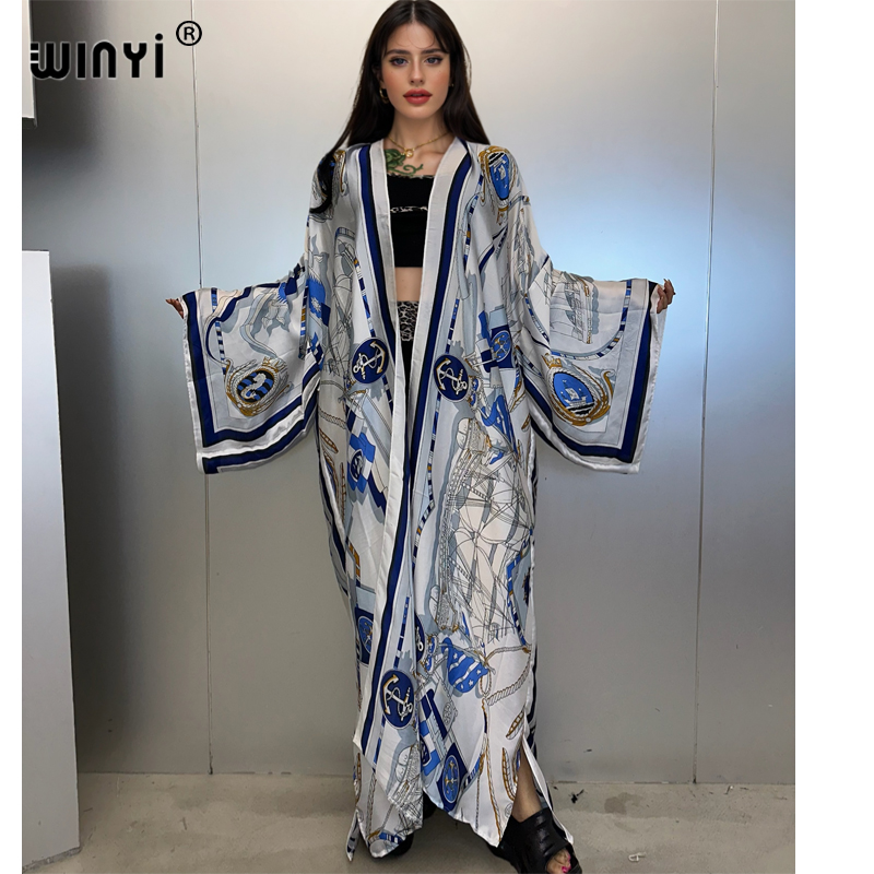 Cover Up Kaftan - WINYI Kimono Sommer-Kaftan Strandkleidung Cardigan modischer