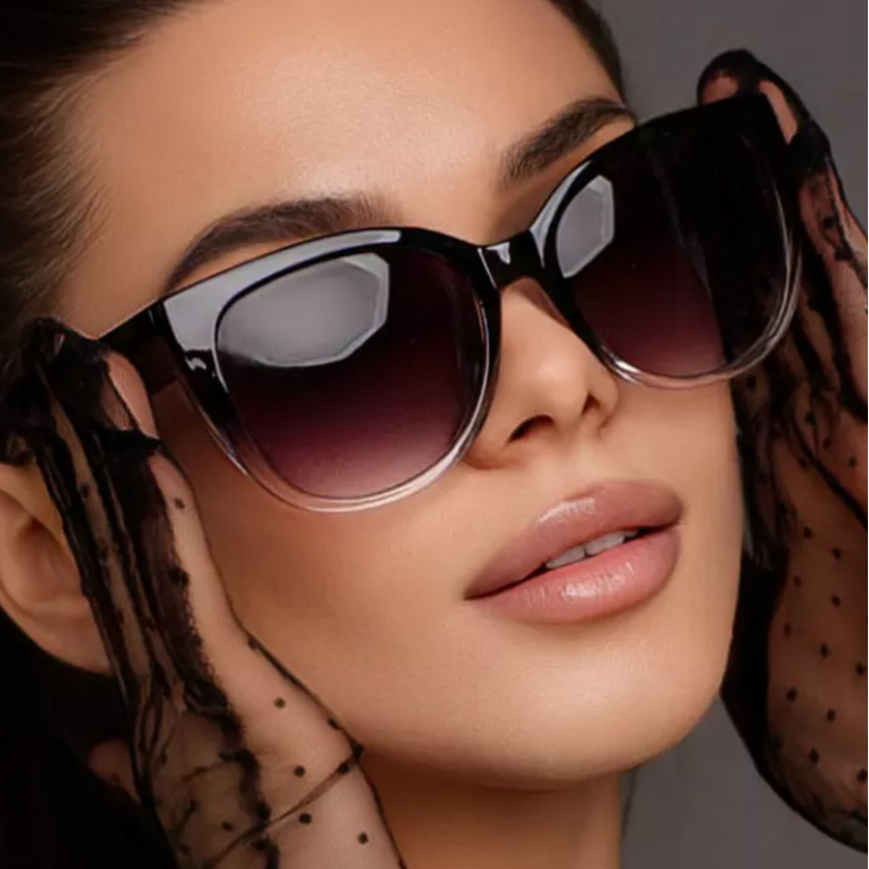 Sunglasses Cat Eye - Retro Mode Katzenaugen-Sonnenbrille für Damen Marken-Sonnenbrillen