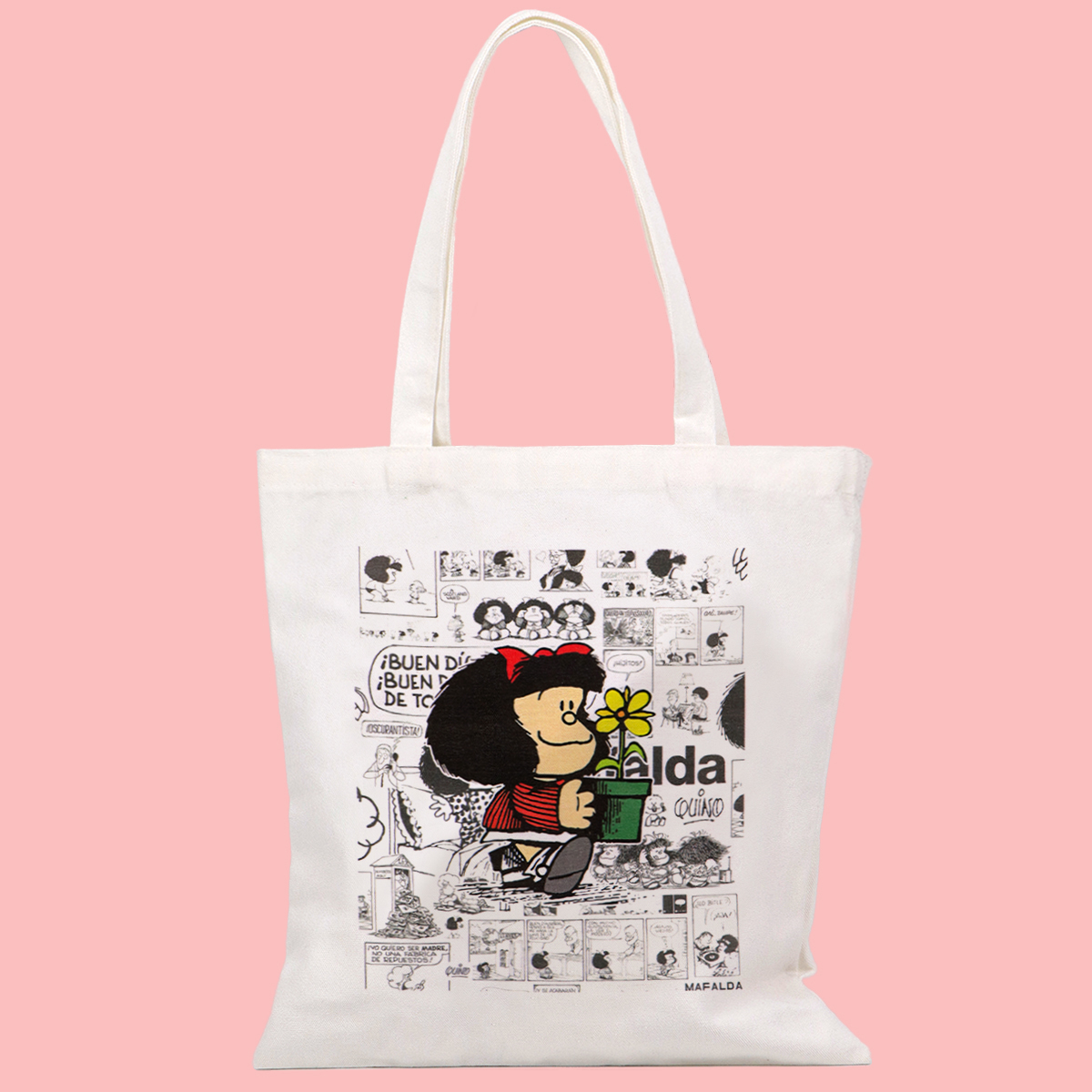 Tote Bag Beach - Modische Canvas-Tragetasche für Damen, Cartoon-Mädchen-Motiv, wiederverwendbar,