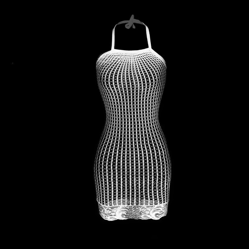 Cover Up Kaftan - 1PC Frauen Sexy Fishnet Cover Up