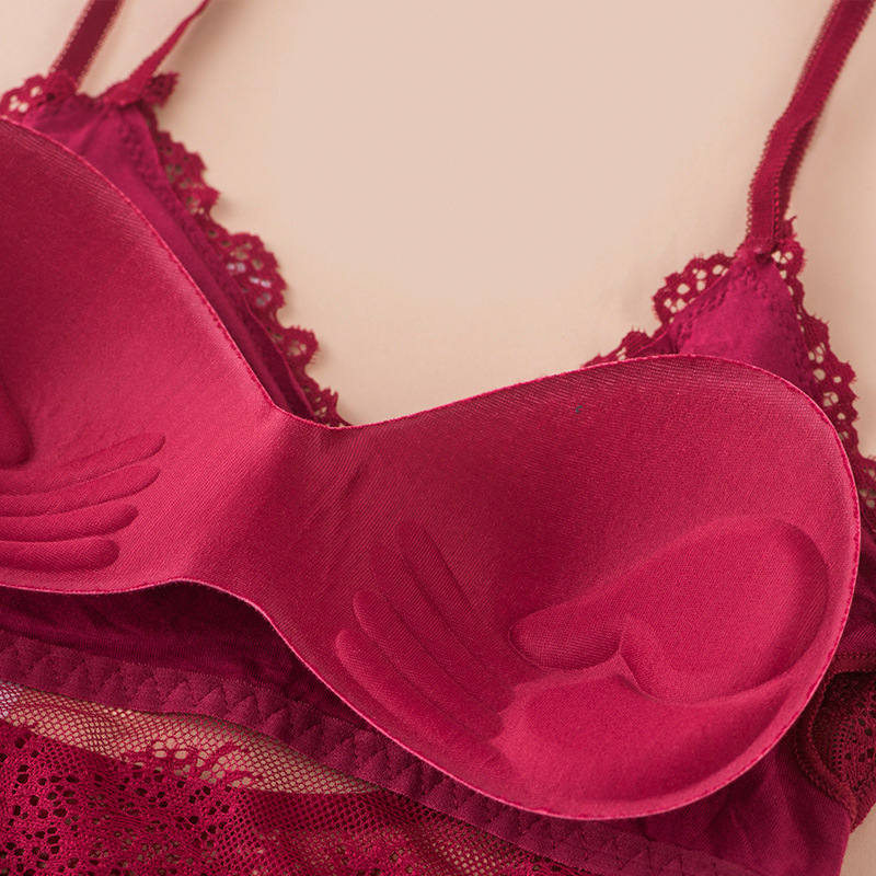 3D sexy Dessous nahtlosen Spor – Bralette Triangle Set Bewertung und Preis