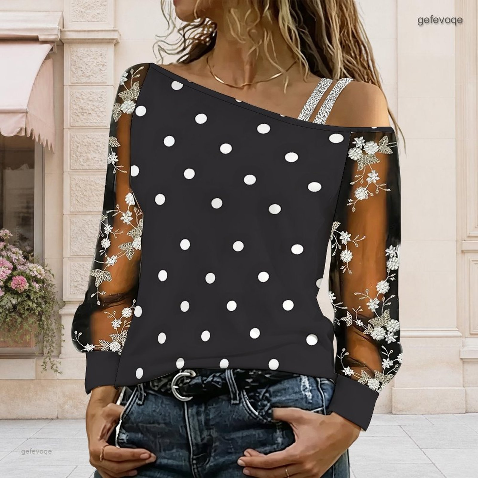Damen Off-Shoulder Bluse Asymm – Blouse Off Shoulder Bewertung und Preis