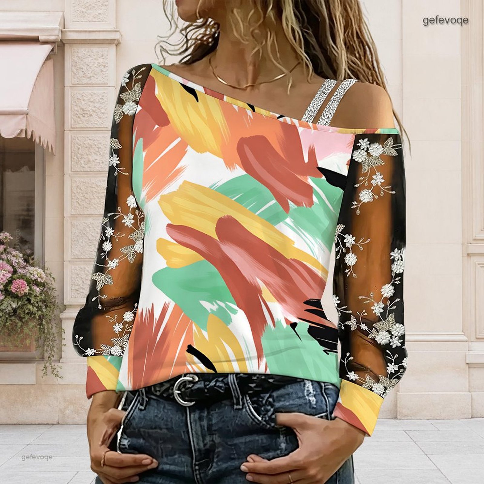 Damen Off-Shoulder Bluse Asymm – Blouse Off Shoulder Bewertung und Preis