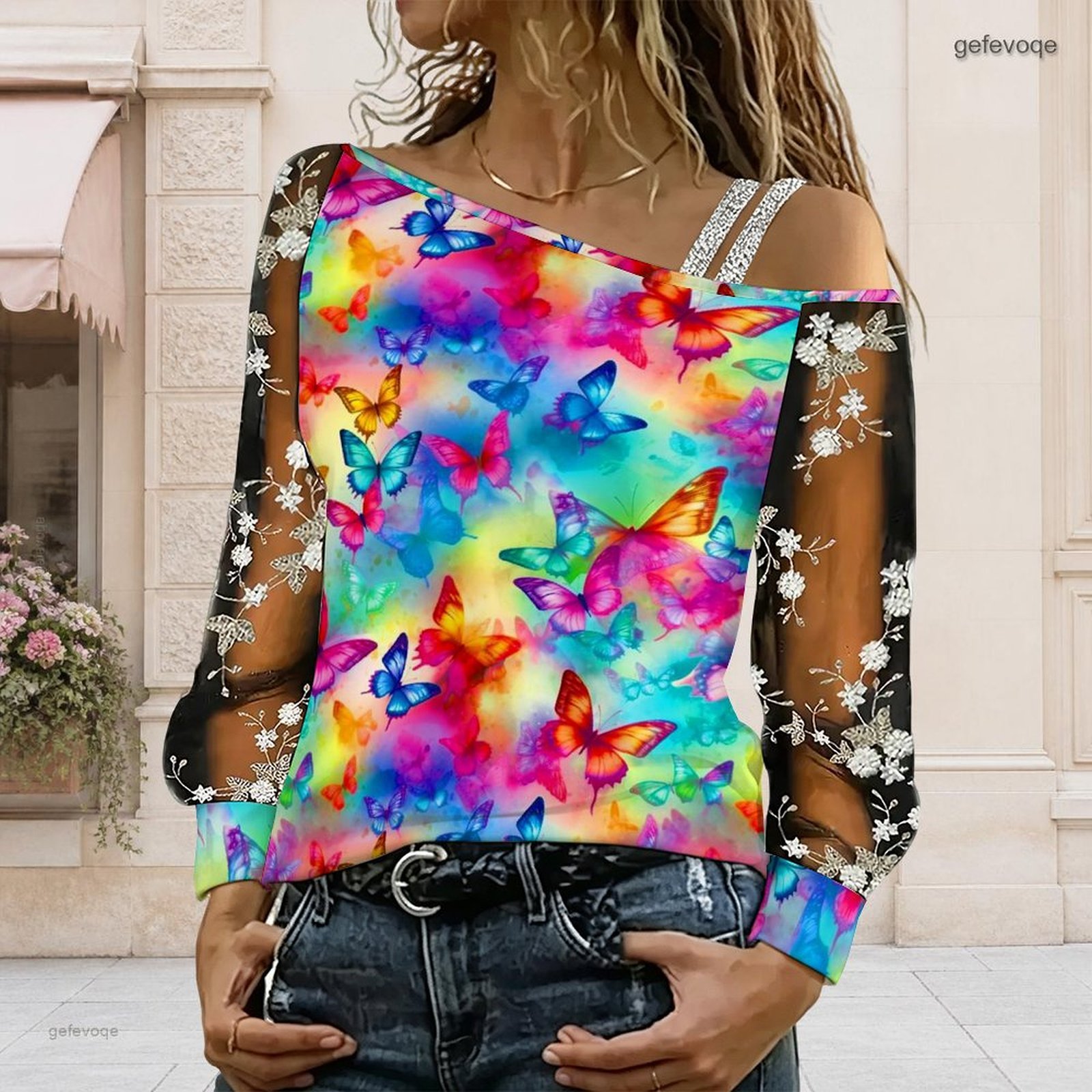 Damen Off-Shoulder Bluse Asymm – Blouse Off Shoulder Bewertung und Preis