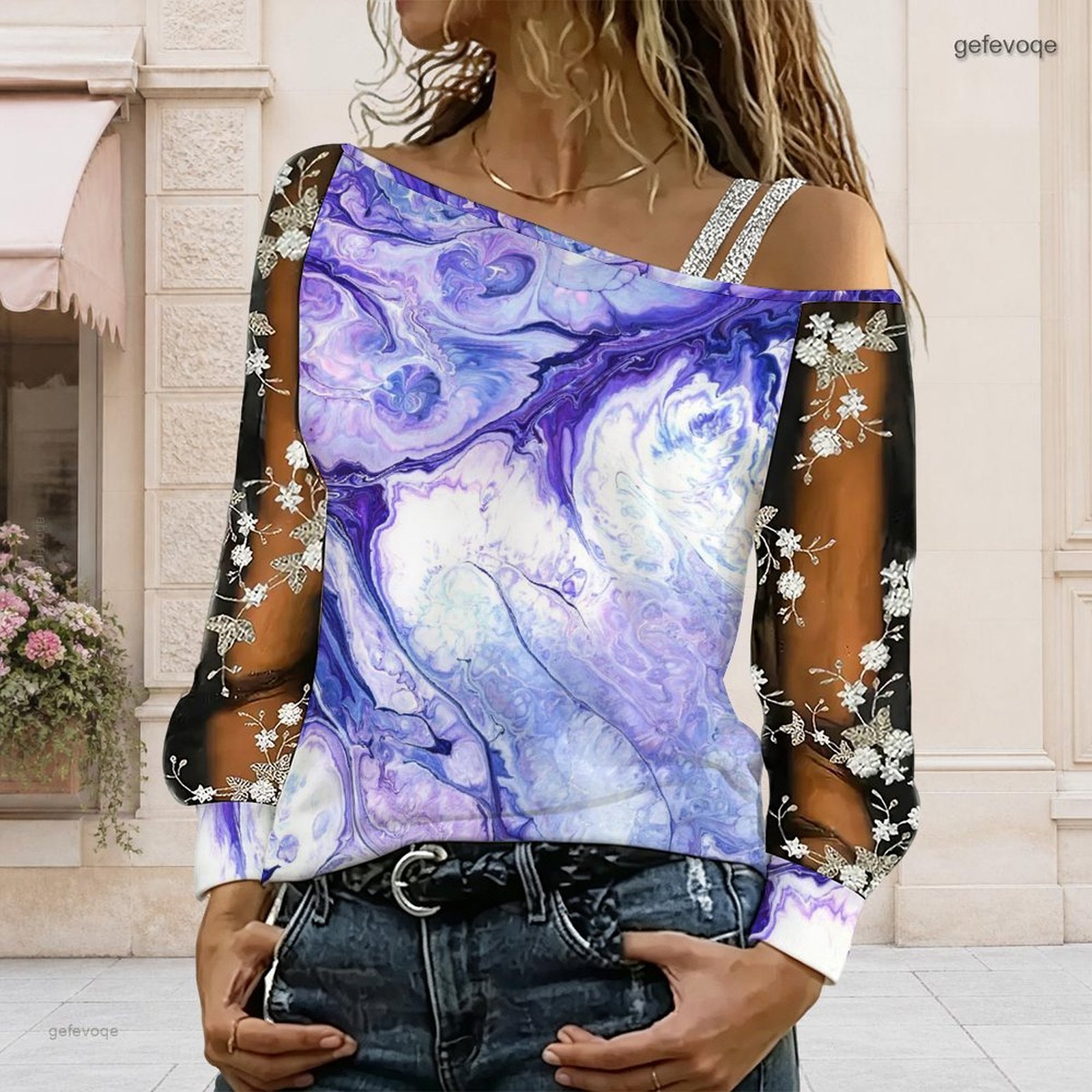 Damen Off-Shoulder Bluse Asymm – Blouse Off Shoulder Bewertung und Preis