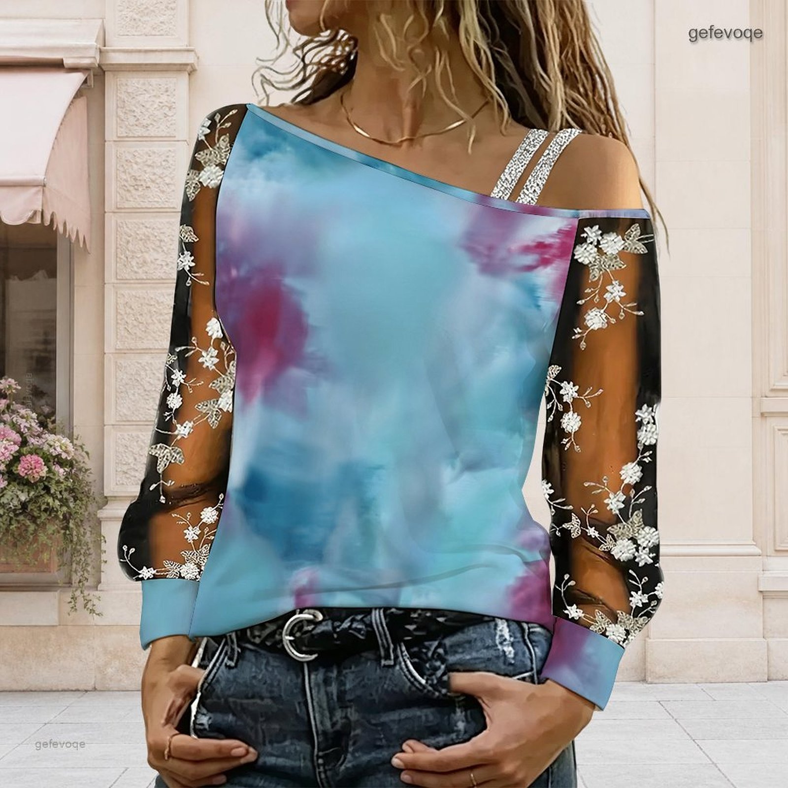 Damen Off-Shoulder Bluse Asymm – Blouse Off Shoulder Bewertung und Preis