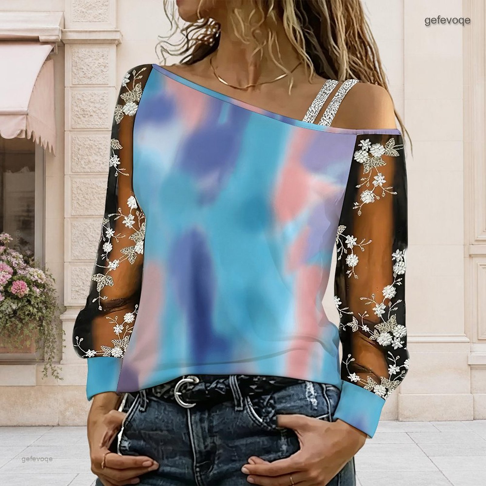 Damen Off-Shoulder Bluse Asymm – Blouse Off Shoulder Bewertung und Preis