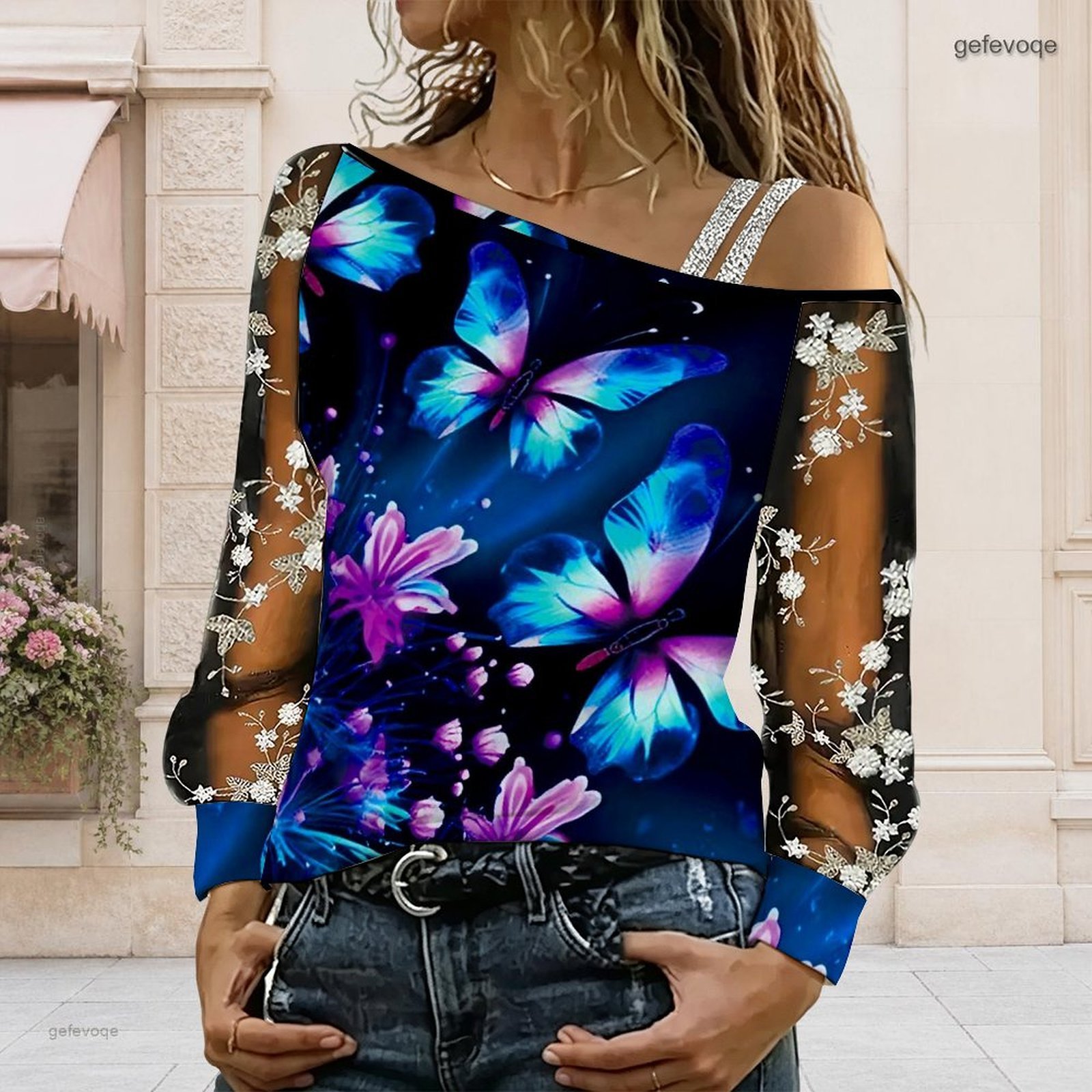 Damen Off-Shoulder Bluse Asymm – Blouse Off Shoulder Bewertung und Preis