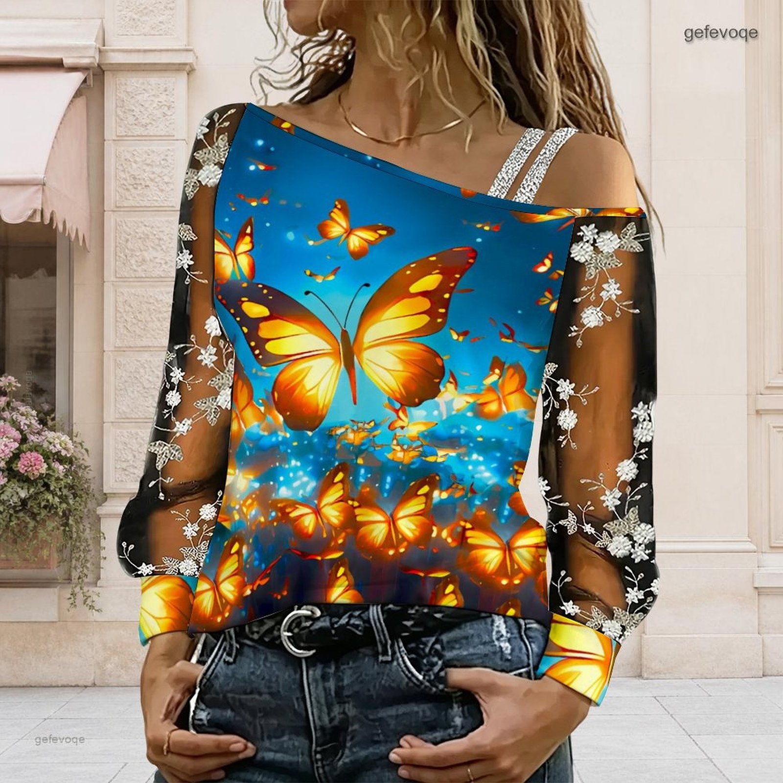 Damen Off-Shoulder Bluse Asymm – Blouse Off Shoulder Bewertung und Preis