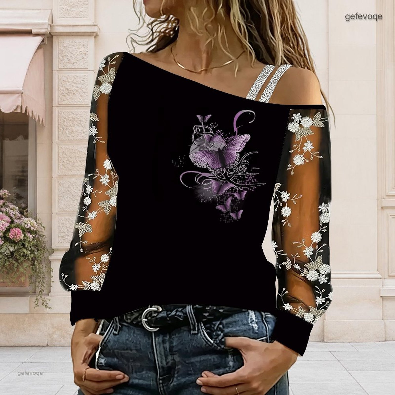 Damen Off-Shoulder Bluse Asymm – Blouse Off Shoulder Bewertung und Preis